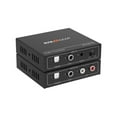 thumbnail image 1 of Stereo Toslink COAX Audio Extender Transmitter & Receiver Over Cat5e-6-7 up to 950 ft., 1 of 1