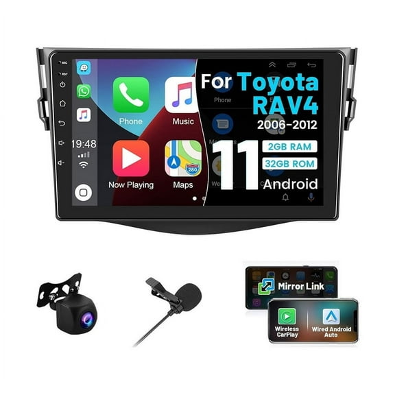 Stereo Toyota RAV4 2006-2012 Android Carplay GPS 2+32G