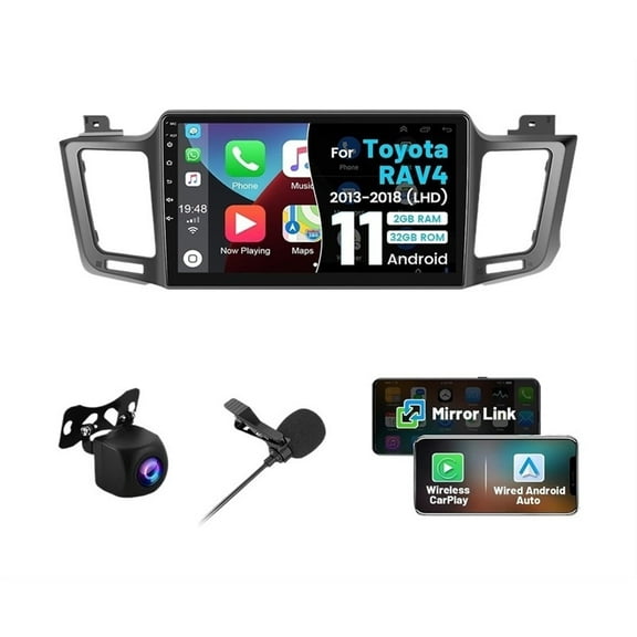 Stereo Toyota RAV4 2013-2018 Android Carplay GPS 2+32G
