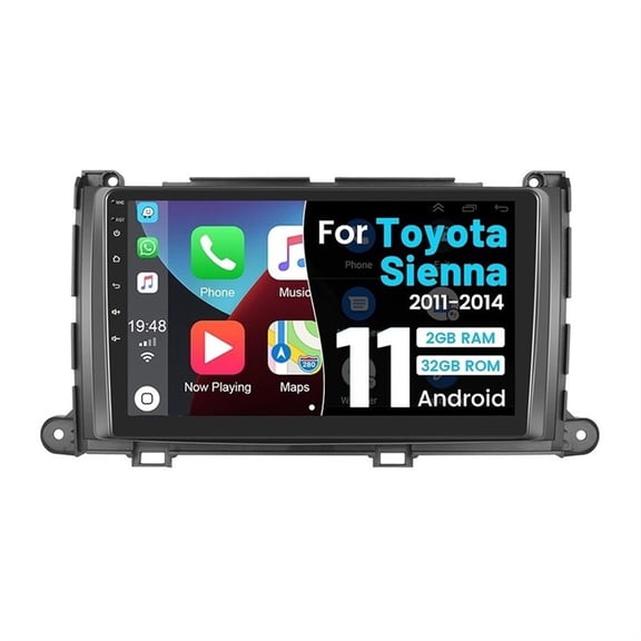 Torovo Car Radio Stereo Toyota Sienna 2011-2014 Android GPS Carplay 4G+64G