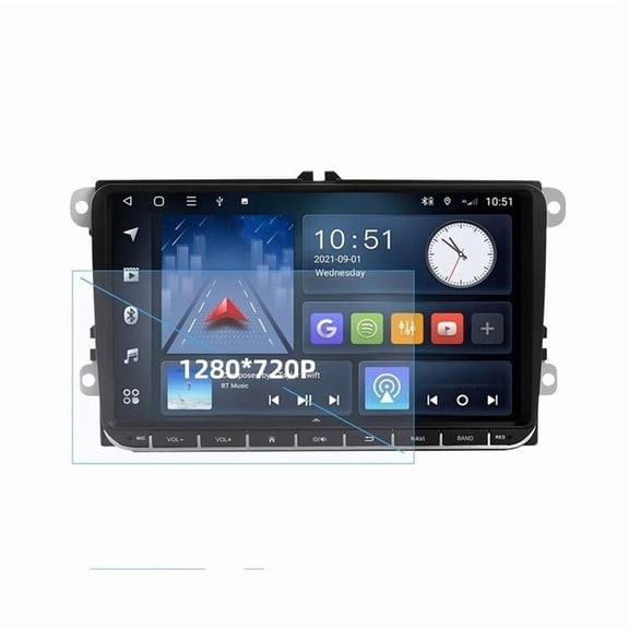 Torovo Car Radio Stereo Vw Jetta Vento Tiguan Gol Polo Beetle Carplay 4+64g