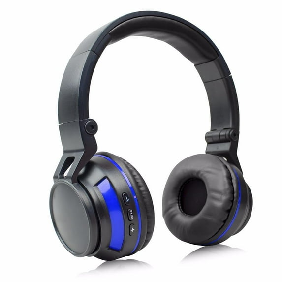 Stereo Wireless Headset/ Headphones for ASUS ZenFone Max Plus, V Live, V, 4 Pro, 4, AR, 6, 2, 5, 3, 3 Zoom, Deluxe, Ultra (Blue/ Black)