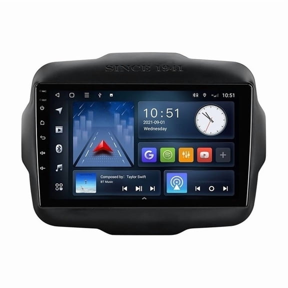 Torovo Car Radio Stereo for Jeep Renegade 2015-2022 Android Carplay 4+64G