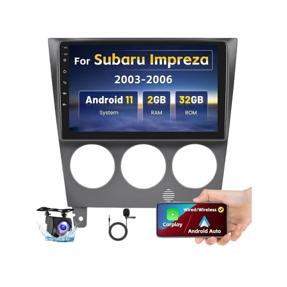 Torovo Car Radio Stereo for Suburu Impreza 2003-2006 Android Carplay 2+32G