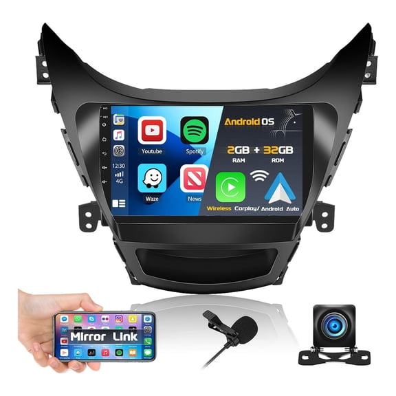 Torovo Car Radio Stereo hyundai elantra 2011-2013 Android Carplay GPS 2+32G