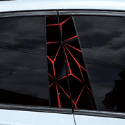 Stereoscopic Technology Crack Car B-Pillar tWaterproof Decal Diy Car Door 3D