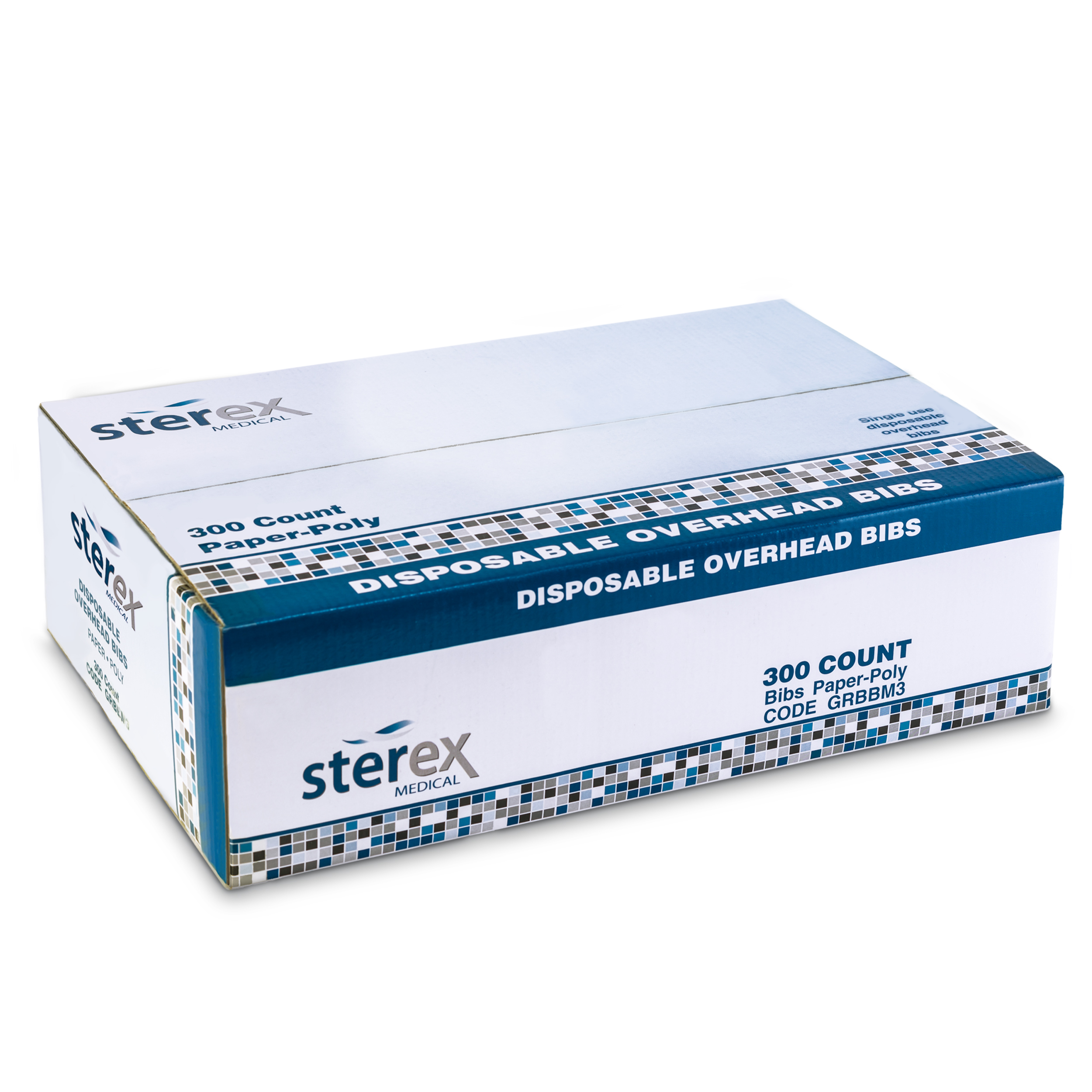 Napkleen Disposable Adult Bibs, 13 x 18 Inch Pack of 50