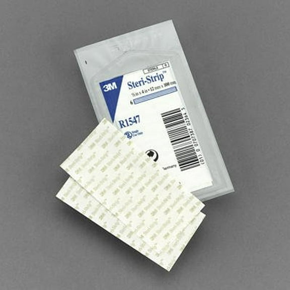 Steri-Strip Adhesive Skin. Closures (Reinforced) in. x 4 in., Envelope of 6 strips
