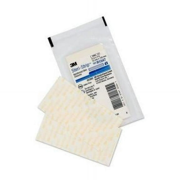 Steri-Strip Adhesive Skin. Closures (Reinforced) in. x 4 in., Envelopes of 6 strips (50 Pack)