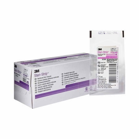 Steri-Strip Closure Reinforced Skin Strip 1/8 x 3" Sterile R1540, 50 Ct