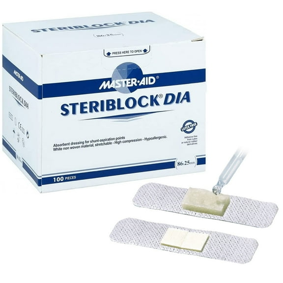 Steriblock, pressure bandages, Sterile, 100/box