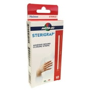 Sterigrap Wound Closure Strips, Straight 75 mm x 3 mm, 10/box