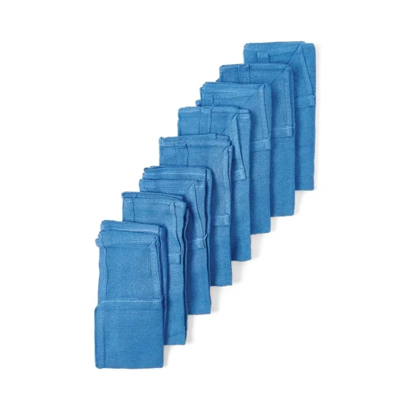 Sterile Disposable Or Towel, Blue, Pack Of 8