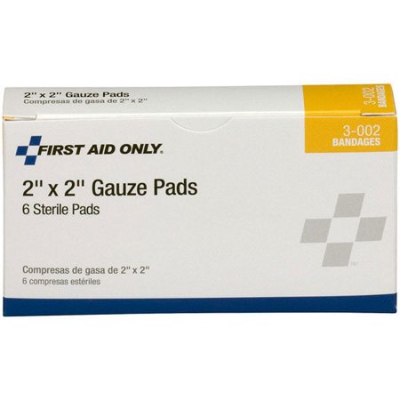 Sterile Gauze Pads (Unitized Refill), 2" x 2", 6 Box/60 Case (1 Case)