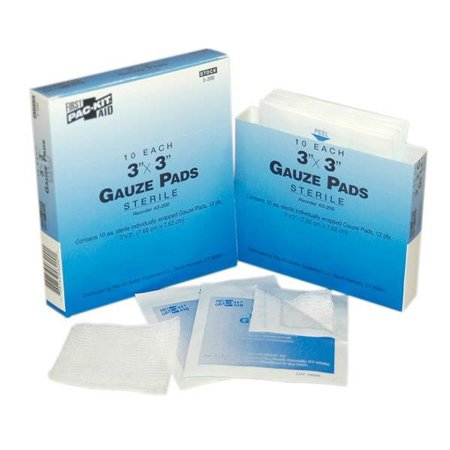 Sterile Gauze Pads (Unitized Refill), 3" x 3", 10/Box (15 Boxes)