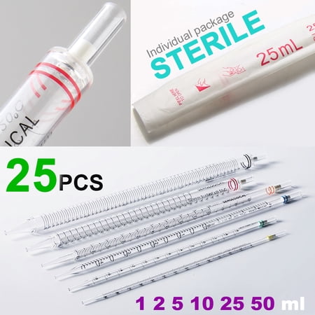 Sterile Serological Pipette Graduated Diopper Pipette individualing package 1ml,25pcs