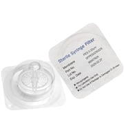 Sterile Syringe Filter PES Membrane 25mm Disc Diameter 0.22 m Pore Size HPLC and GC Filter High Throughput Lab Filtration 10PCS Individually Packed
