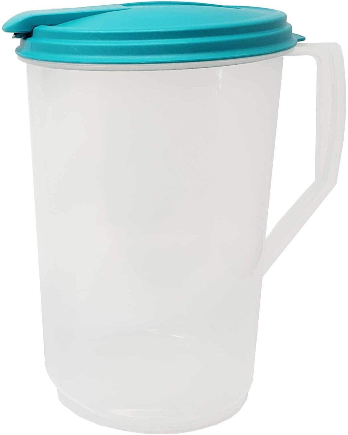 https://i5.walmartimages.com/seo/Sterilite-0488-One-Gallon-Round-Pitcher-Clear-Base-with-Blue-Atoll-Teal-Lid-and-Tab_0e6008e0-d599-4735-bd56-000d7e2de097_1.2bab3feedfa4b8f09450efa885ce10ce.jpeg