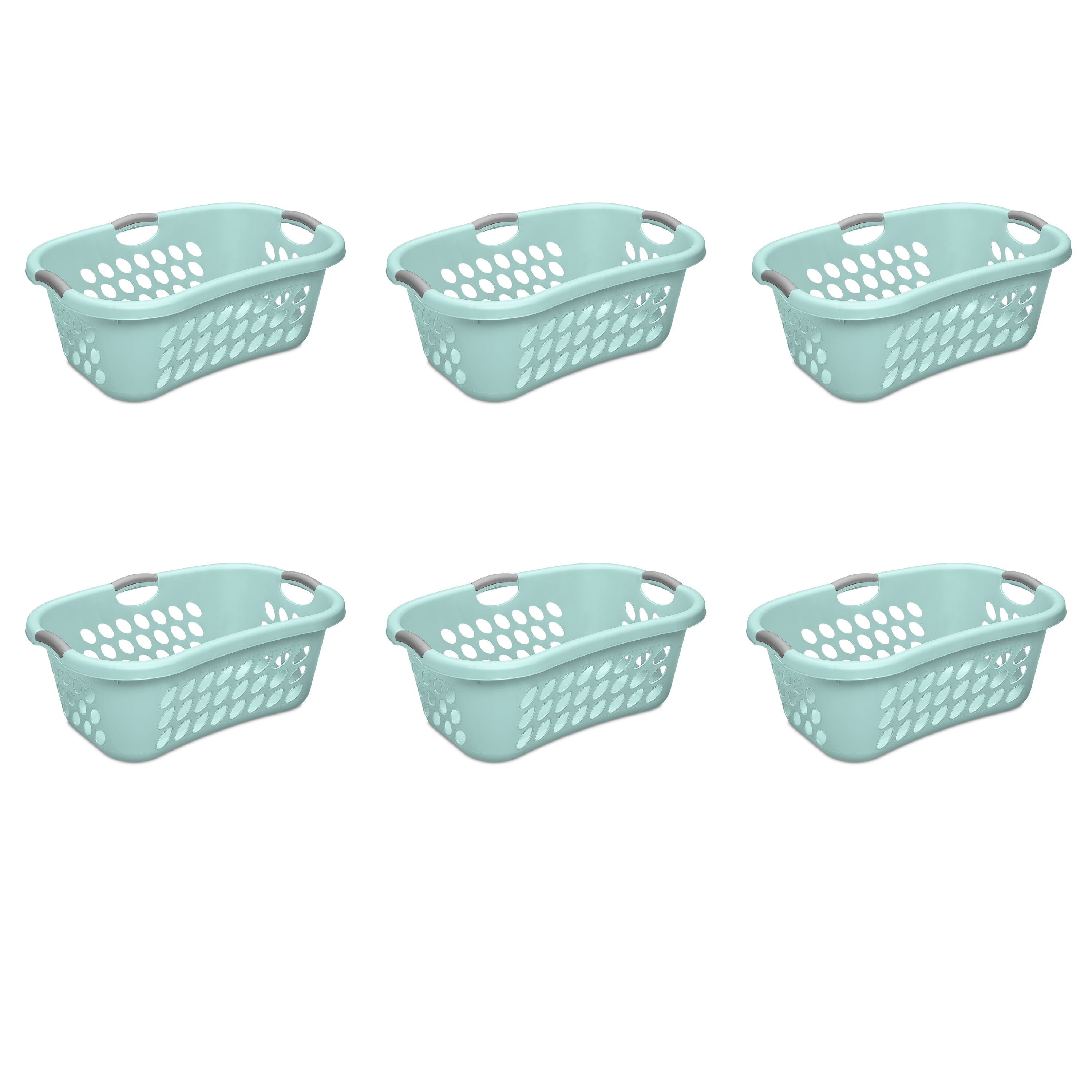 Homeika 42L (11 Gallon) Collapsible Plastic Laundry Basket - Foldable Pop Up Storage Container/Organizer - Portable Washing Tub - Space Saving Hamper/
