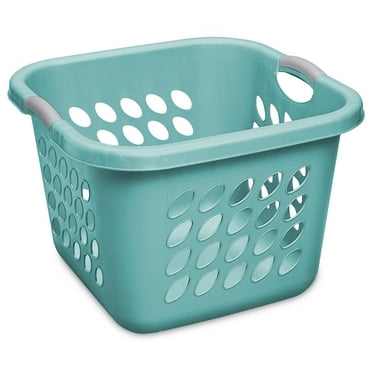 Sterilite 1.5 Bushel Ultra™ Square Laundry Basket Plastic Adult, Teal Splash