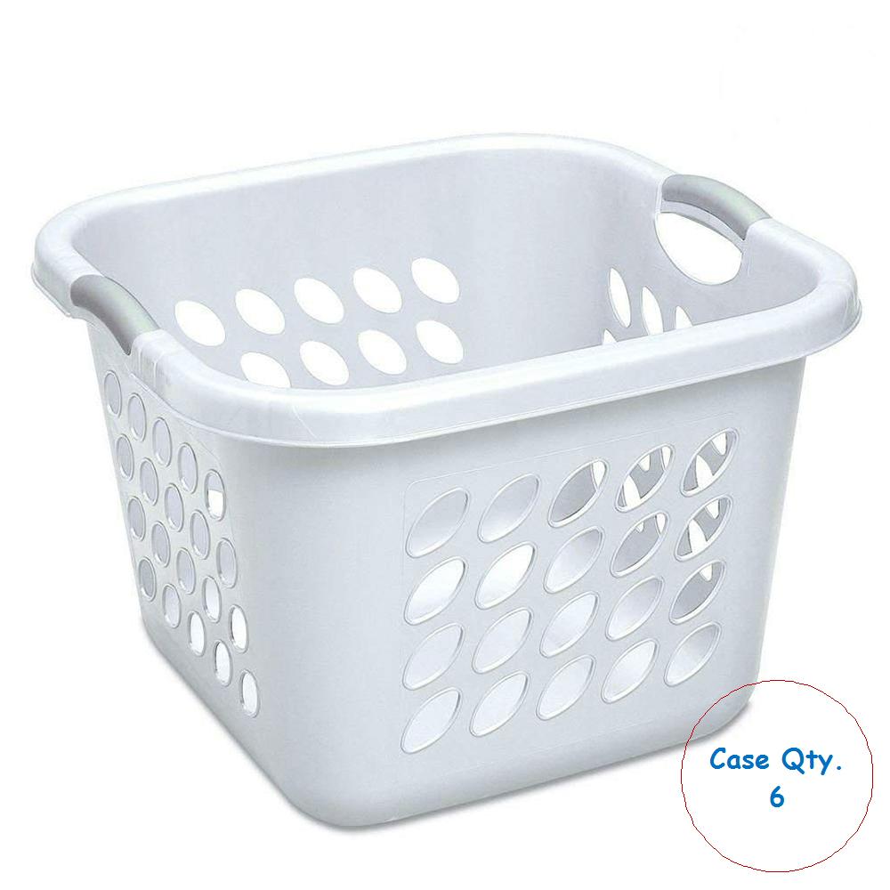 Sterilite 1.5 Bushel Ultra™ Square Laundry Basket Plastic, White - image 1 of 2