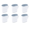 thumbnail image 1 of Sterilite, Pitcher, 1 Gallon Oval Pitcher, Clear Plastic with Press to Open Spout, BPA-Free, Blue, Pack of 6, plastic, 1 gal, perfect for chilled drink preparation., 1 of 2