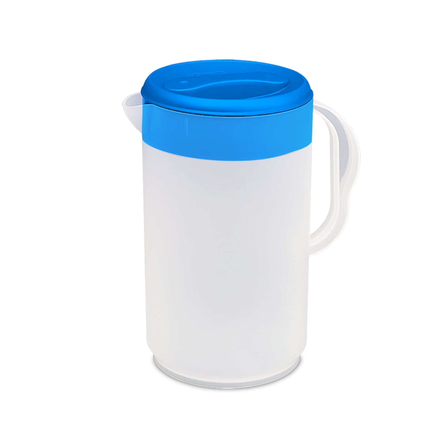 Sterilite, Pitcher, 1 Gal. Twist & Pour Pitcher Plastic Adult, Blue Isle, plastic, 1 gal, helpful for family beverage service.