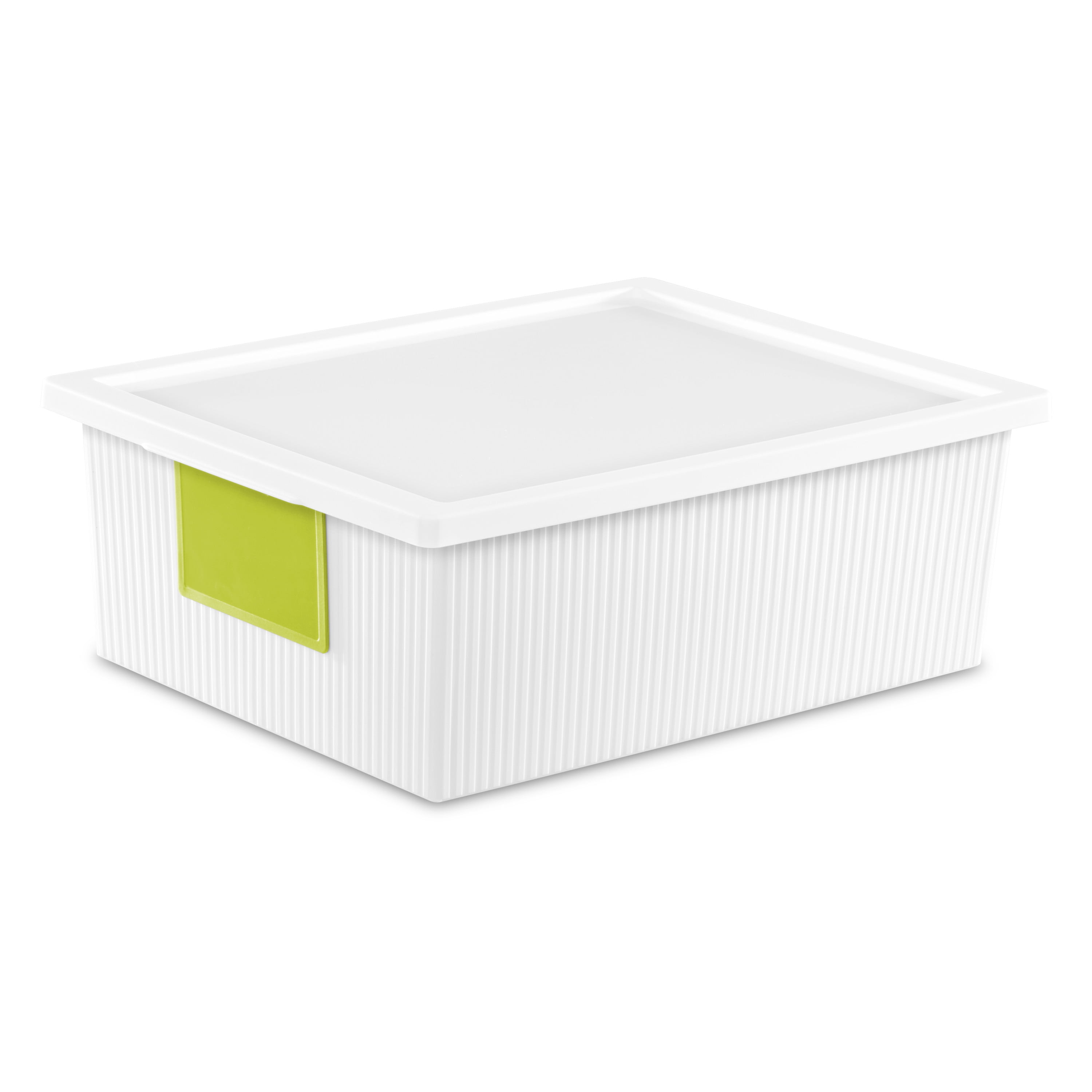 Sterilite 10.2 Qt. ID Box White Case of 6