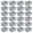 thumbnail image 1 of Sterilite 10 x 8 x 4.25 Inch Woven Rectangular Short Basket (24 Pack), 1 of 11