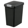 Sterilite 10439004 7.5 Gallon TouchTop Wastebasket with Titanium Latch