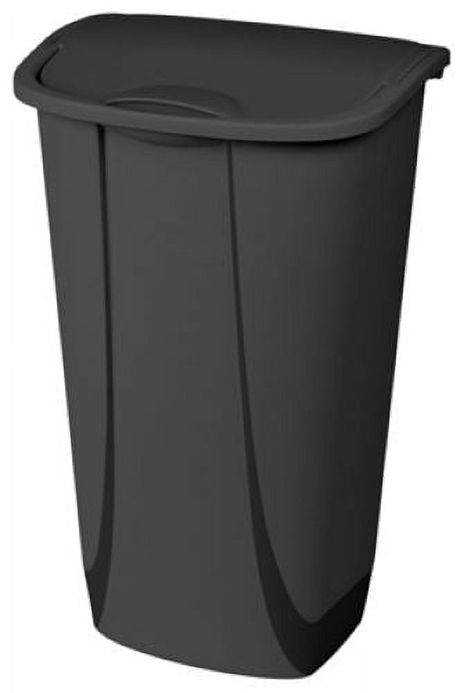 Sterilite 10759006 11.3 Gallon Black Lift Top Wastebasket Quantity of
