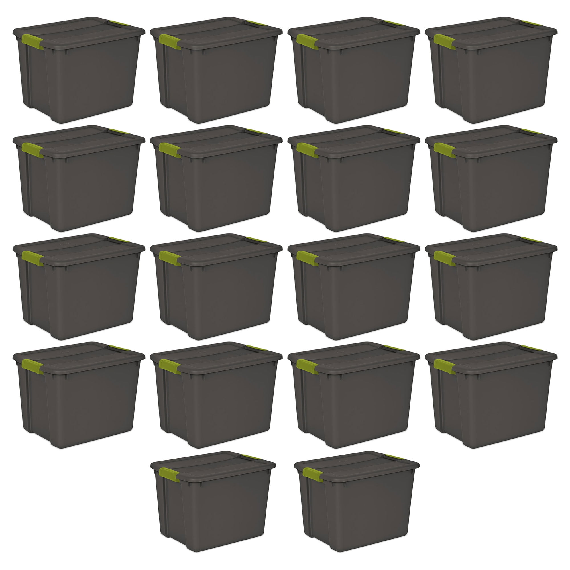Sterilite 12 Gal Versatile Rectangular Latch Tote Storage Bin Gray 18 sterilite-12-gal-versatile-rectangular-latch-tote-storage-bin-gray-18