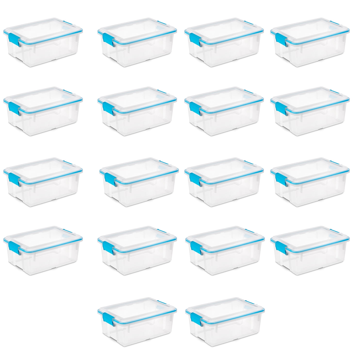 Buy Sterilite 19314304 Gasket Box, 37 qt, Latches Locking, Plastic