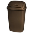thumbnail image 1 of Sterilite 13.2 Gal./50 L SwingTop Wastebasket, Bronze, 1 of 4