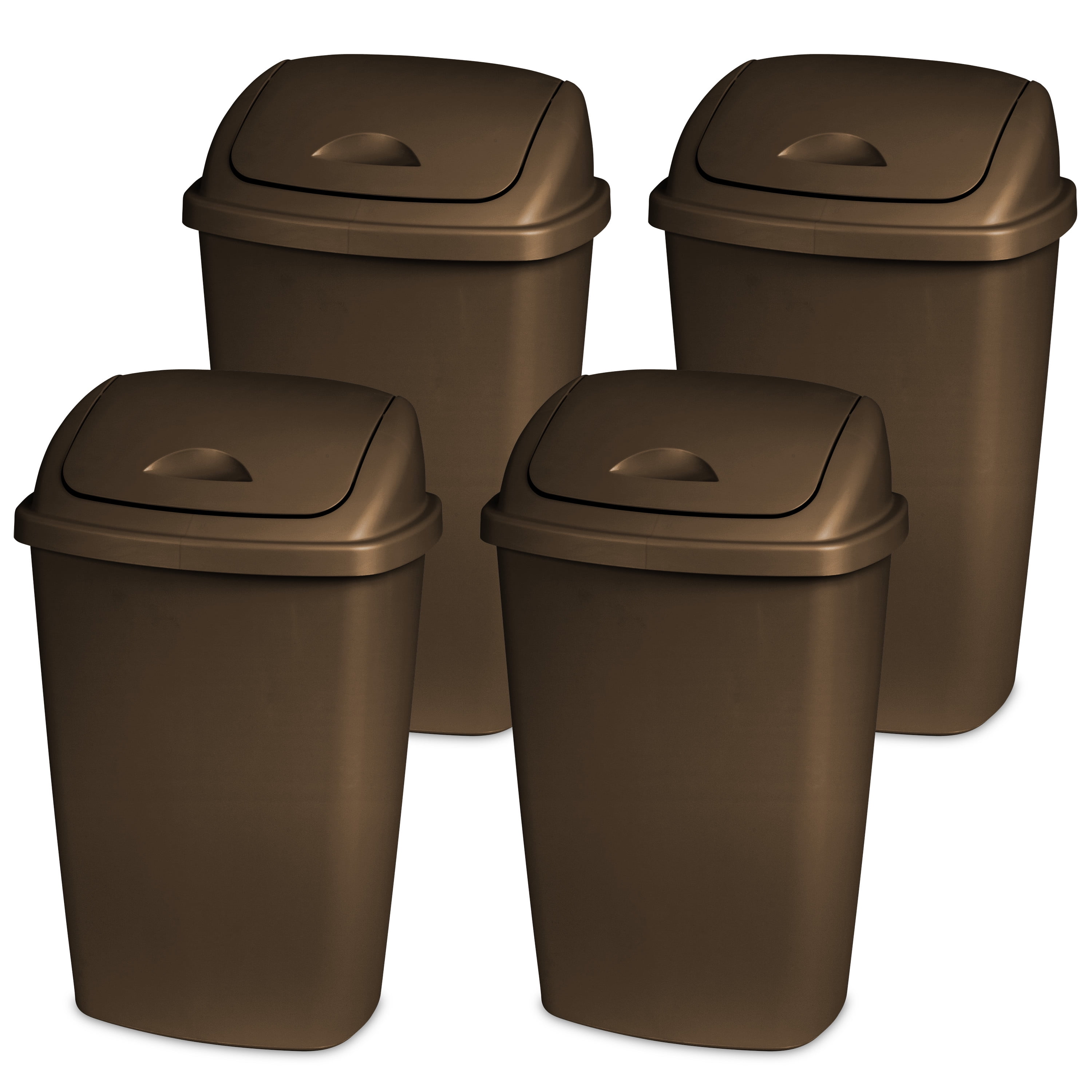 LFYT×GRINDLODGE PIGION TRASH natural Sterilite 13.2 Gal. SwingTop Wastebasket - Ideal for Kitchen