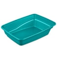 thumbnail image 1 of Sterilite 13033W06 Lg Frame Cat Litter Pan with Low Entrance, Sea Going (6 Pack), 1 of 4