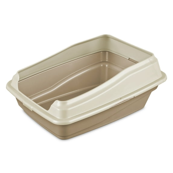 Sterilite 13046108 8.13" H X 15.25" W X 18.88" D Framed Cat Litter Pan