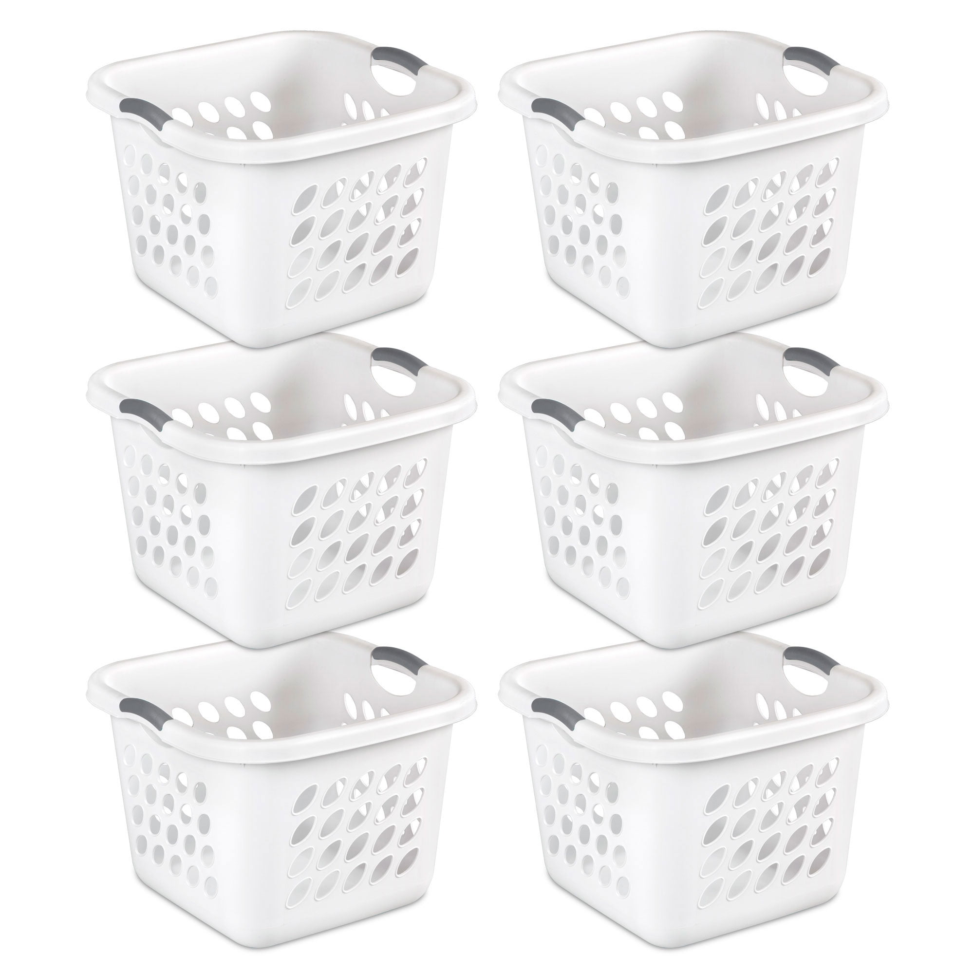 Sterilite Ultra Square Laundry Basket for Sorting Clothes, 14 gal