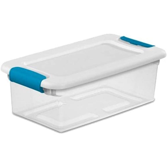 Sterilite 14928012 Adult Latching Storage Container, Clear