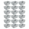 thumbnail image 1 of Sterilite 14x11.5x5'' Woven Rectangular Short Basket Organizer (18 Pack), 1 of 9