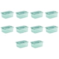thumbnail image 1 of Sterilite 15 Qt. Fresh Scent Box Aqua Tint Set of 10, 1 of 9