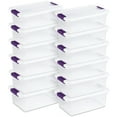 thumbnail image 1 of Sterilite 15 Qt ClearView Latch Box, Stackable Organizer Bins with Latching Lids, 12 Pack, 1 of 13