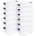 thumbnail image 1 of Sterilite 15 Qt ClearView Latch Box, Stackable Organizer Bins with Latching Lids, 12 Pack, 1 of 13