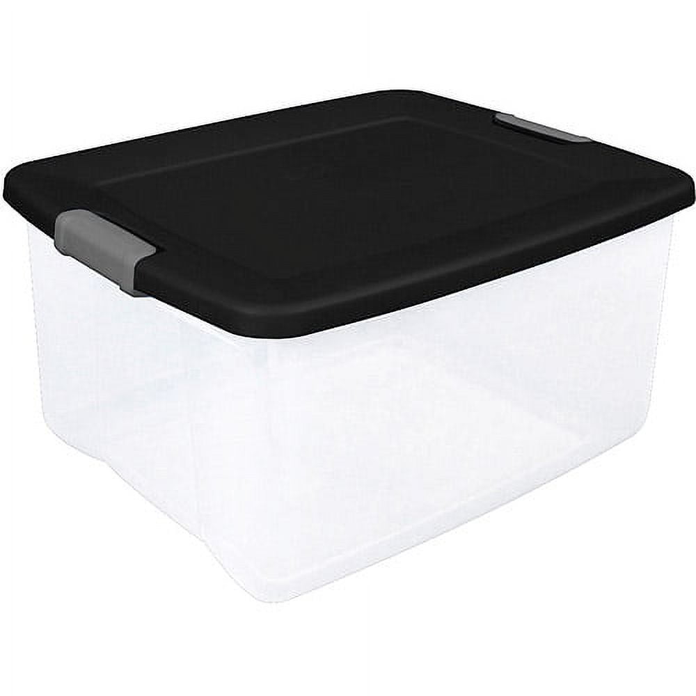 Sterilite 16.25Gallon (65Quart) Latch Storage Box, Set of 6