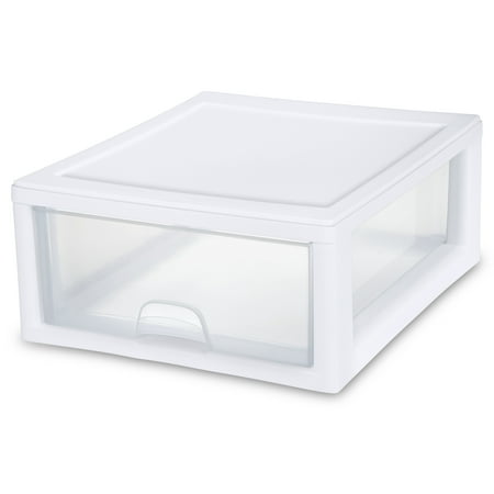 Sterilite 16 Qt. Stacking Drawer White