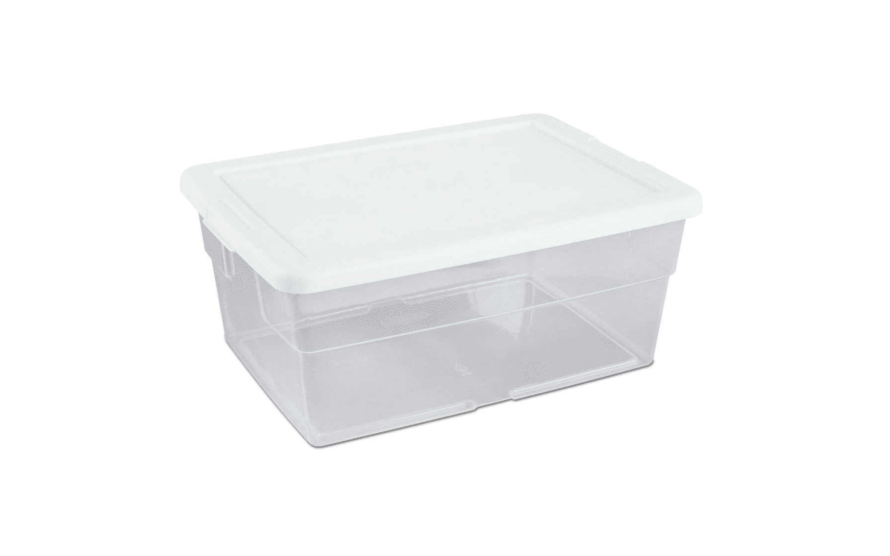 Sterilite Deep Clear Plastic Stackable Storage Bin w/ Clear Latch Lid, 16  Pack, 16pk - Gerbes Super Markets