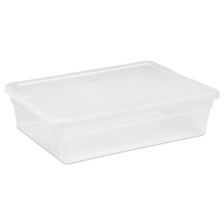 Sterilite - 16558010 - 28 qt Clear Storage Box