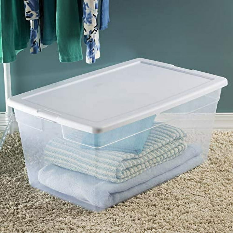 Sterilite 1328 - Narrow Storage Bin Clear 13288608