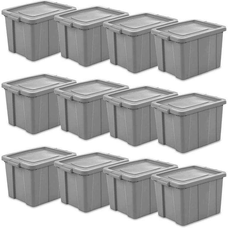 https://i5.walmartimages.com/seo/Sterilite-16786A06-Tuff1-18-Gallon-Plastic-Stackable-Bins-for-Use-in-Basement-Garage-Attic-Storage-Tote-Container-w-Lid-Gray-12-Pack_65bdcc54-6efa-43ff-8d65-52dcc90183c5.d7923c40cf26be38c0caf50e0839ad9d.jpeg?odnHeight=768&odnWidth=768&odnBg=FFFFFF