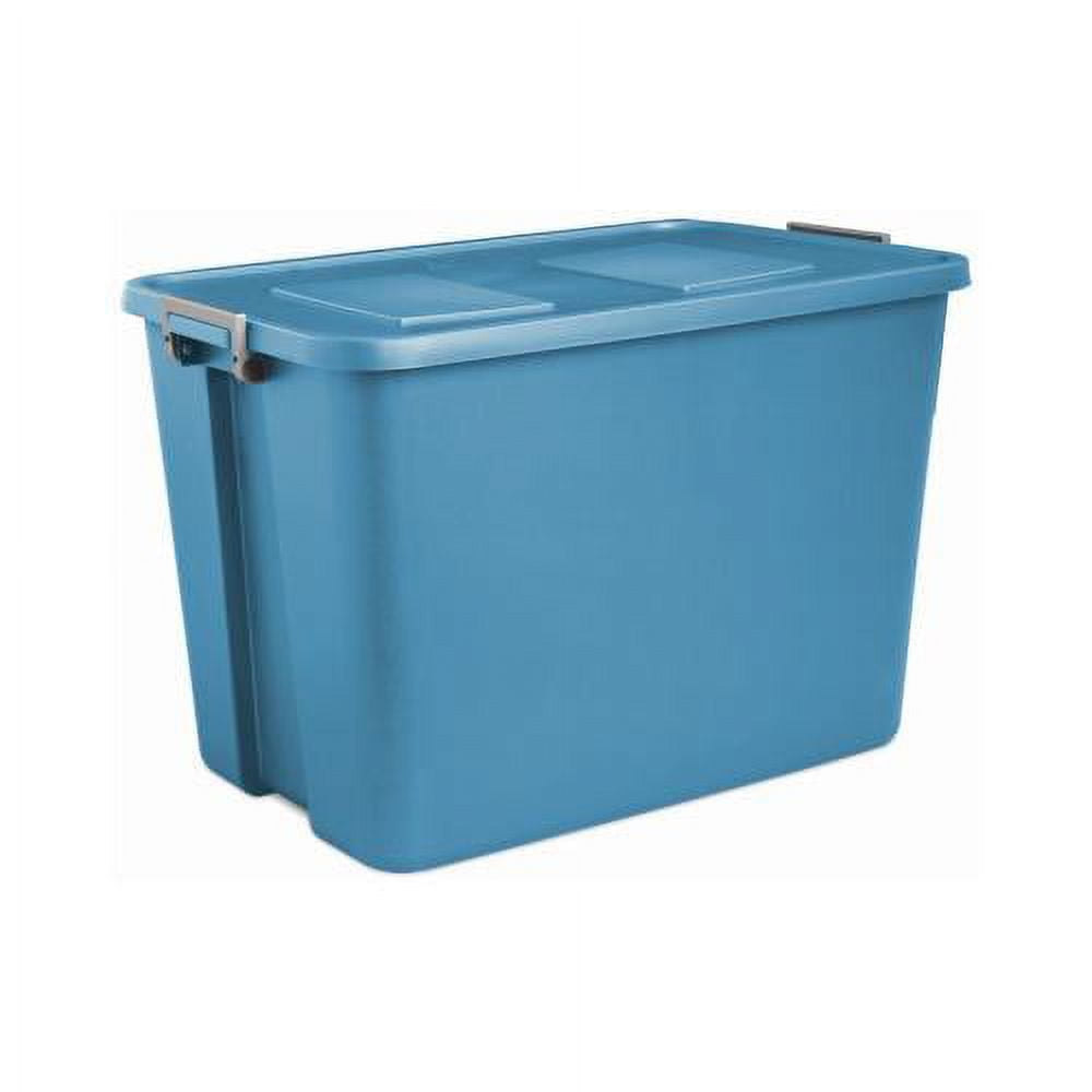 Sterilite 32 Gal. Storage Latch Tote with Stackable Lid, Hazelwood (4-Pack)  4 x 17446504 - The Home Depot